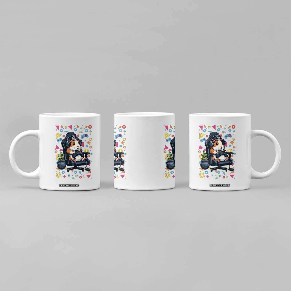 Funny Guinea Pigs And Gaming Lover Gift For Kid Coffee Mug TS12 Print Your Wear