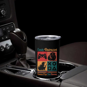 Funny Easily Distracted By Guinea Pigs And Gaming Tumbler Cup Game Lover Gift TS12 Print Your Wear