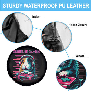Funny Guinea Pig Video Game Player Gift Spare Tire Cover Guinea Be Gaming TS12 Print Your Wear