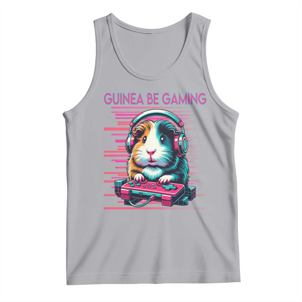 Funny Guinea Pig Video Game Player Gift Tank Top Guinea Be Gaming TS12 Athletic Heather Print Your Wear