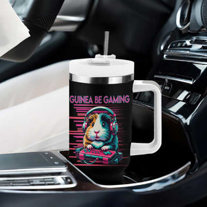 Funny Guinea Pig Video Game Player Gift Tumbler With Handle Guinea Be Gaming TS12 Print Your Wear