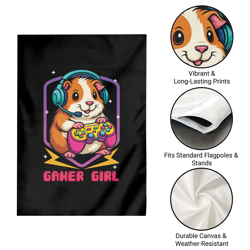 Guinea Pig Video Game Rodent Lover Garden Flag Funny Gamers Girl Gift TS12 Print Your Wear