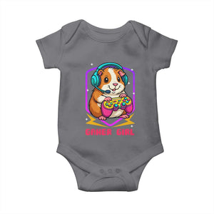 Guinea Pig Video Game Rodent Lover Baby Onesie Funny Gamers Girl Gift TS12 Charcoal Print Your Wear