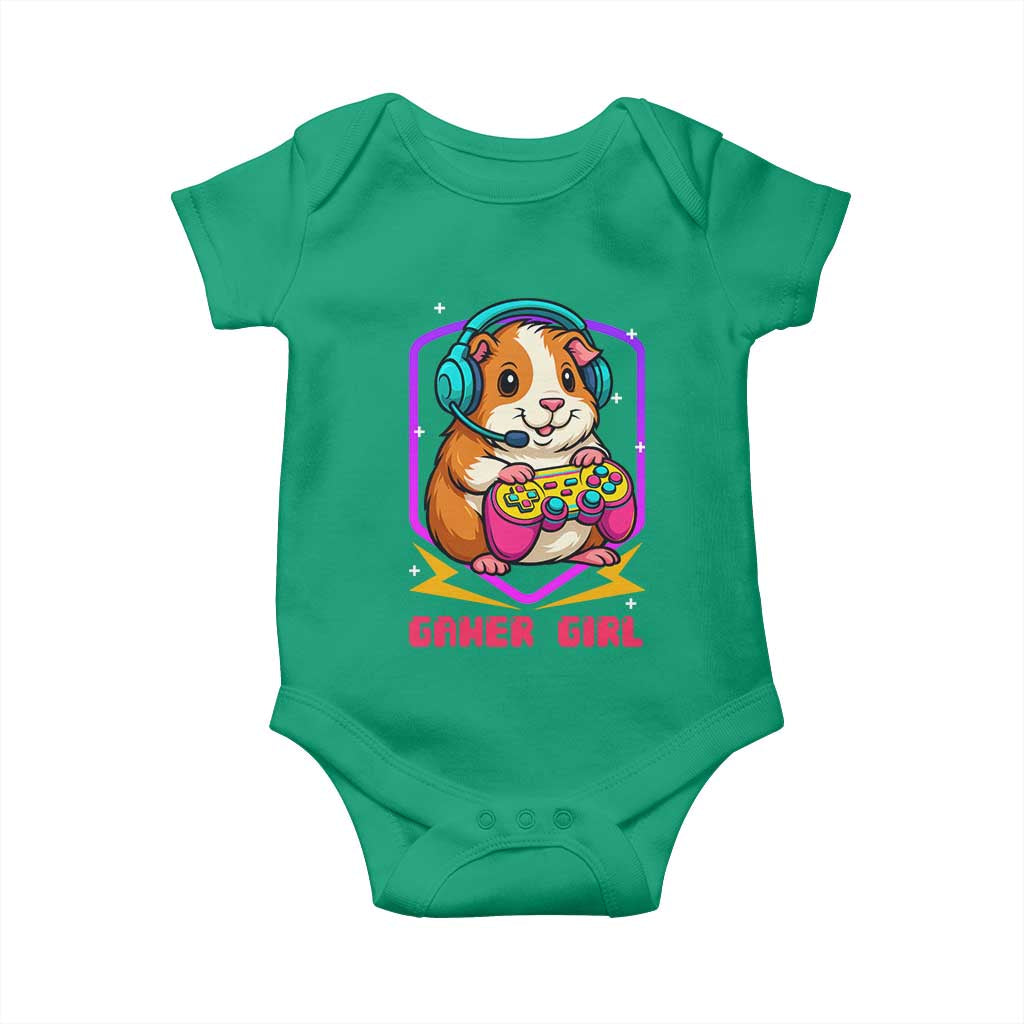 Guinea Pig Video Game Rodent Lover Baby Onesie Funny Gamers Girl Gift TS12 Irish Green Print Your Wear