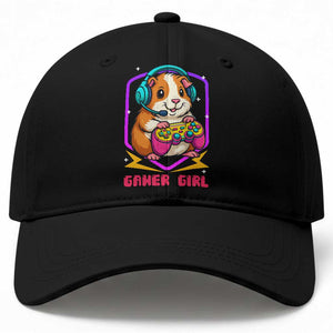 Guinea Pig Video Game Rodent Lover Baseball Cap Funny Gamers Girl Gift TS12 Print Your Wear