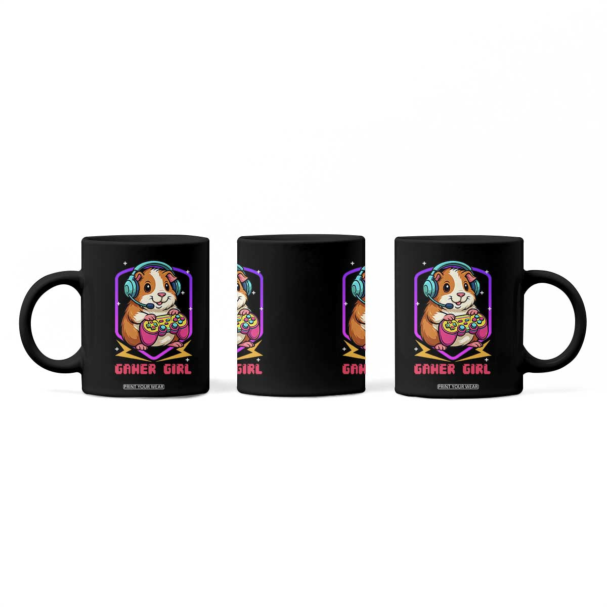 Guinea Pig Video Game Rodent Lover Coffee Mug Funny Gamers Girl Gift TS12 Print Your Wear
