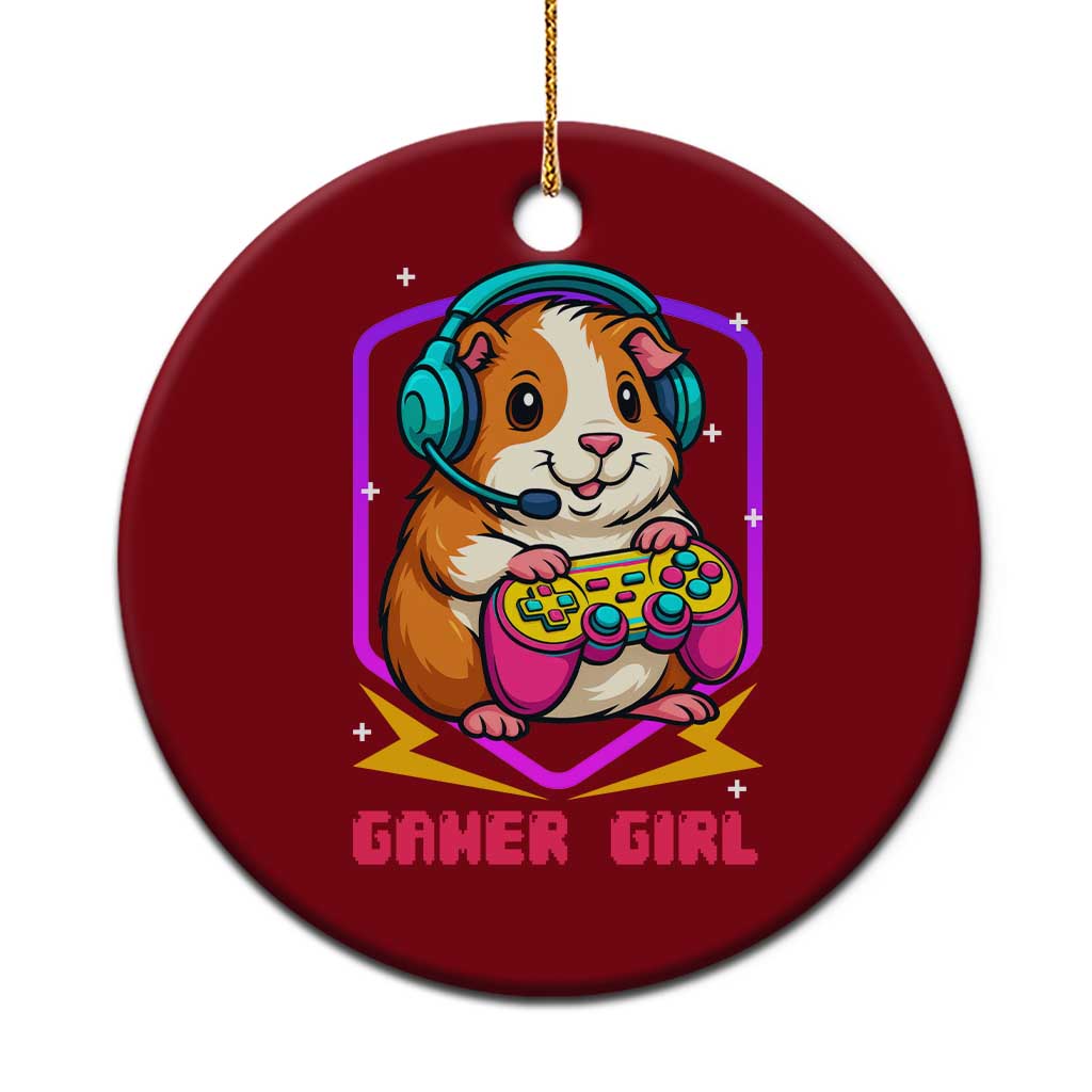 Guinea Pig Video Game Rodent Lover Ceramic Ornament Funny Gamers Girl Gift TS12 1pc Red Print Your Wear