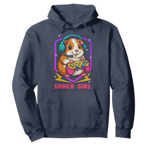 Guinea Pig Video Game Rodent Lover Hoodie Funny Gamers Girl Gift TS12 Navy Print Your Wear