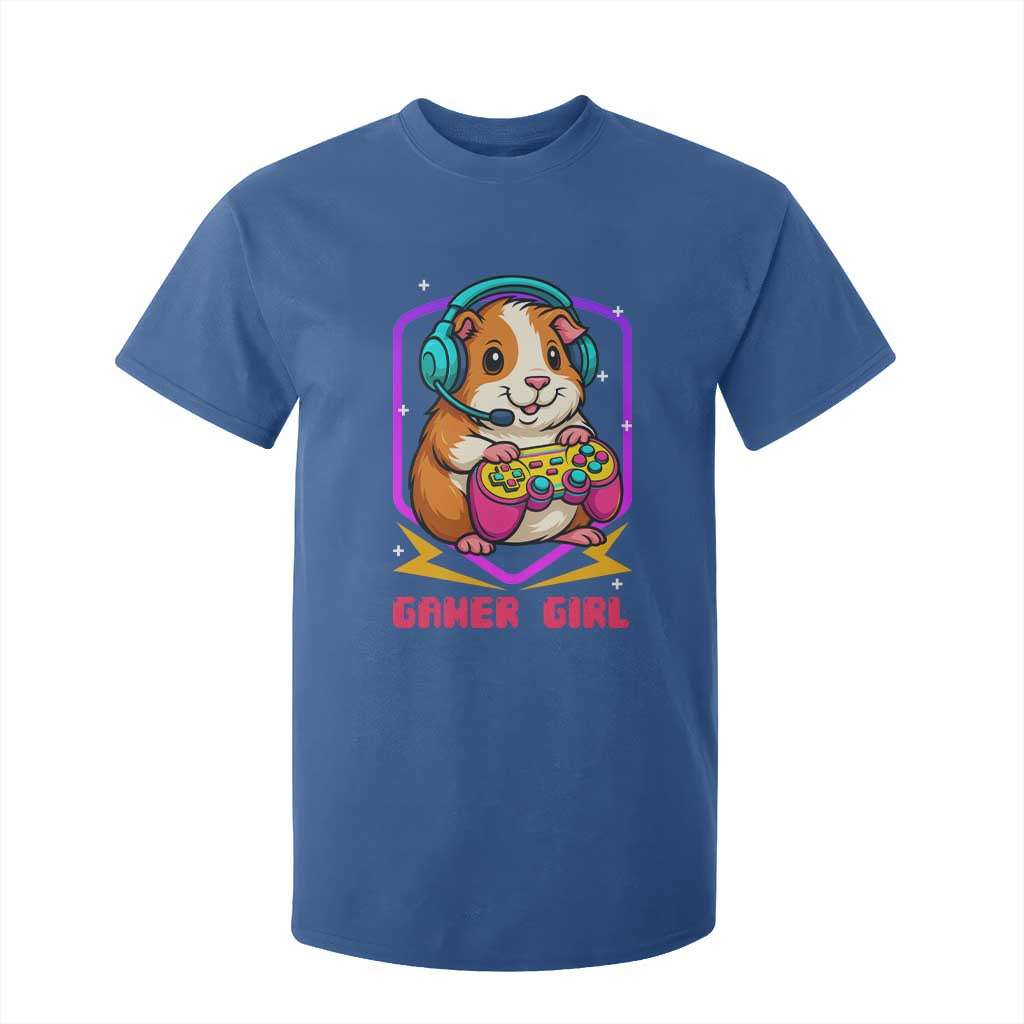 Guinea Pig Video Game Rodent Lover T Shirt For Kid Funny Gamers Girl Gift TS12 Royal Blue Print Your Wear