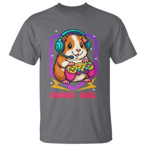 Guinea Pig Video Game Rodent Lover T Shirt Funny Gamers Girl Gift TS12 Charcoal Print Your Wear