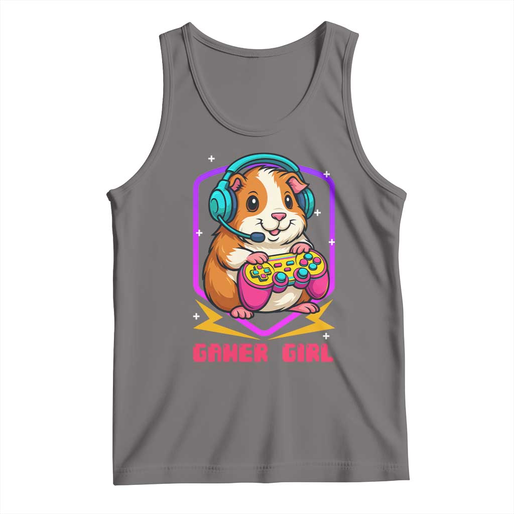 Guinea Pig Video Game Rodent Lover Tank Top Funny Gamers Girl Gift TS12 Deep Heather Print Your Wear