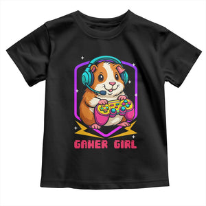 Guinea Pig Video Game Rodent Lover Toddler T Shirt Funny Gamers Girl Gift TS12 Black Print Your Wear