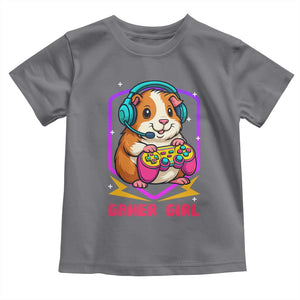 Guinea Pig Video Game Rodent Lover Toddler T Shirt Funny Gamers Girl Gift TS12 Charcoal Print Your Wear