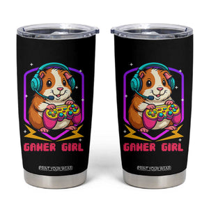 Guinea Pig Video Game Rodent Lover Tumbler Cup Funny Gamers Girl Gift TS12 Black Print Your Wear