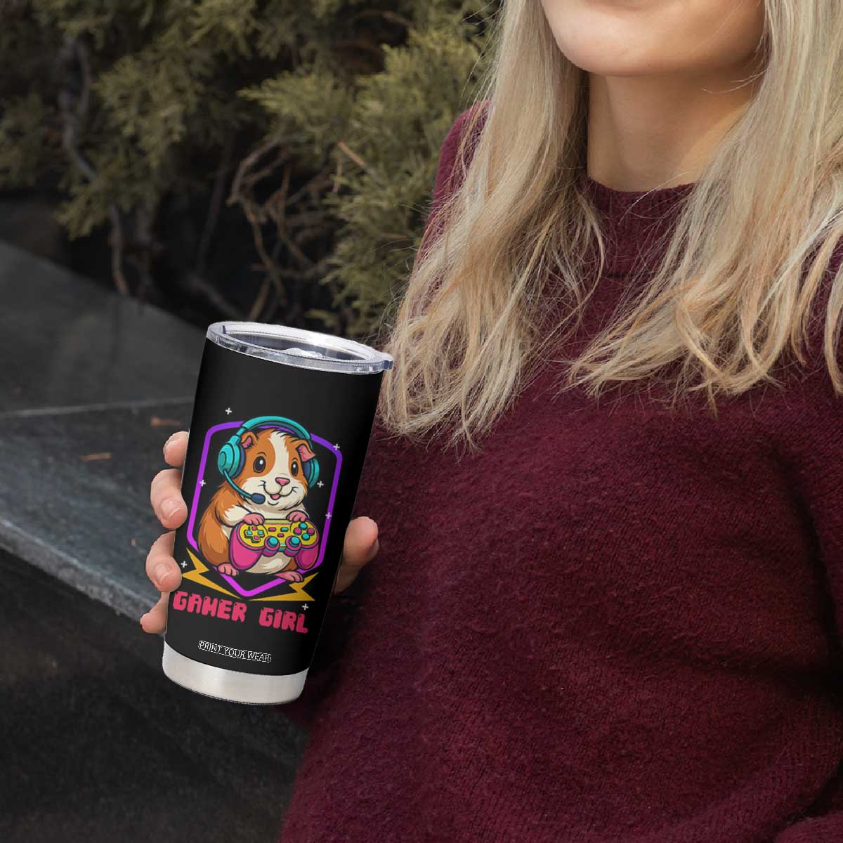 Guinea Pig Video Game Rodent Lover Tumbler Cup Funny Gamers Girl Gift TS12 Print Your Wear