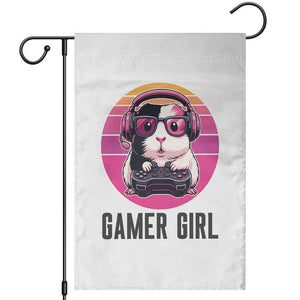 Funny Guinea Pig Video Game Rodent Lover Garden Flag Gamers Girl Sunset Retro Gift TS12 White Print Your Wear