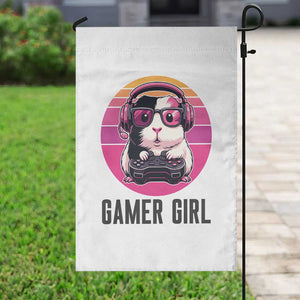 Funny Guinea Pig Video Game Rodent Lover Garden Flag Gamers Girl Sunset Retro Gift TS12 Print Your Wear