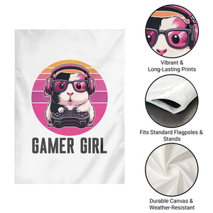 Funny Guinea Pig Video Game Rodent Lover Garden Flag Gamers Girl Sunset Retro Gift TS12 Print Your Wear