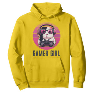 Funny Guinea Pig Video Game Rodent Lover Hoodie Gamers Girl Sunset Retro Gift TS12 Daisy Print Your Wear