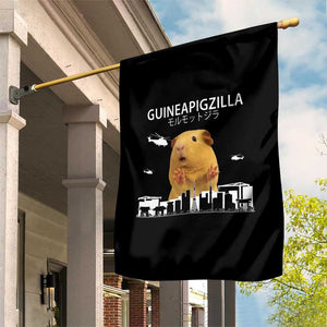 Funny Giant Guinea Pig Monster Roaring Tokyo Japan Garden Flag Guineapigzilla TS12 Print Your Wear