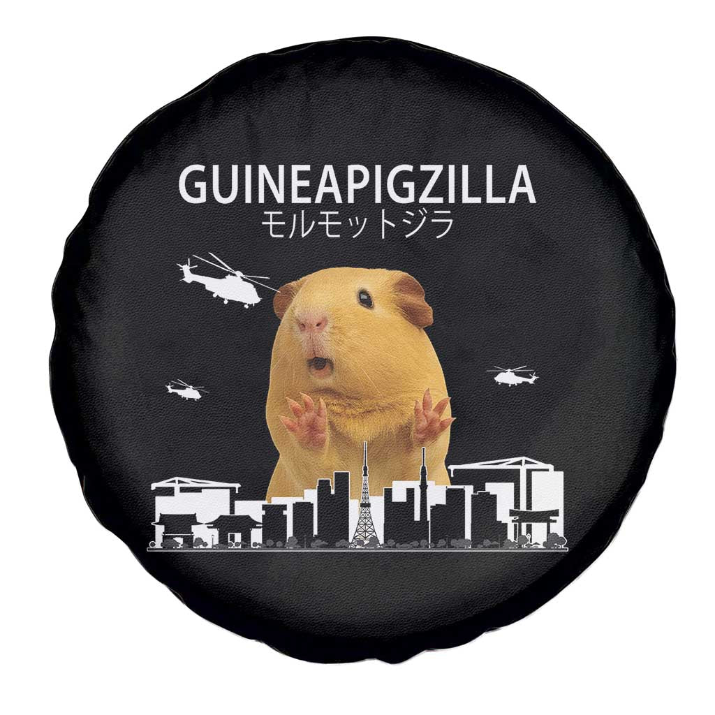 Funny Giant Guinea Pig Monster Roaring Tokyo Japan Spare Tire Cover Guineapigzilla TS12 Print Your Wear