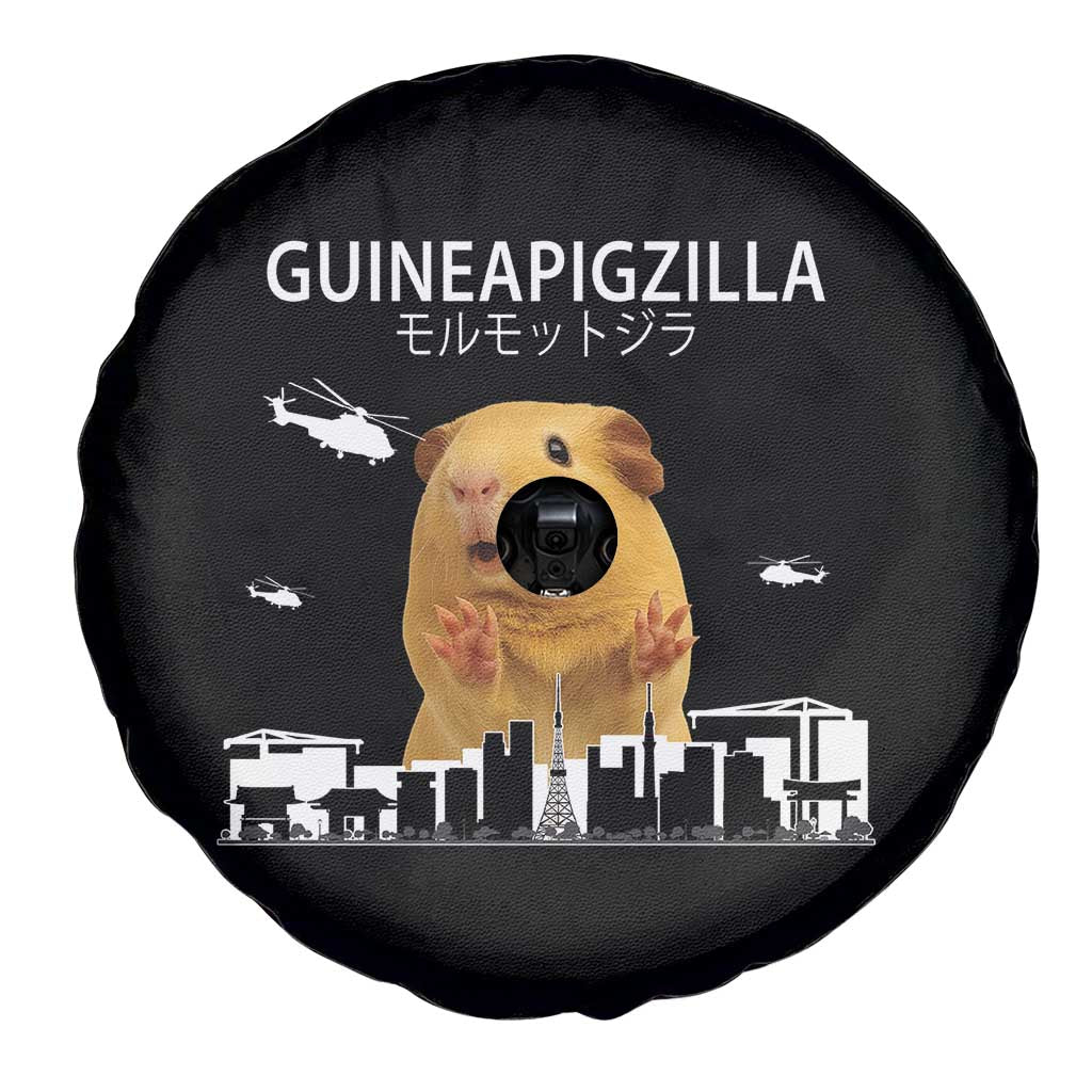 Funny Giant Guinea Pig Monster Roaring Tokyo Japan Spare Tire Cover Guineapigzilla TS12 Print Your Wear