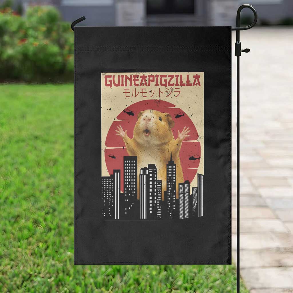 Guineapigzilla Giant Garden Flag Funny Guinea Pig Monster Tokyo Japan Gift TS12 Print Your Wear