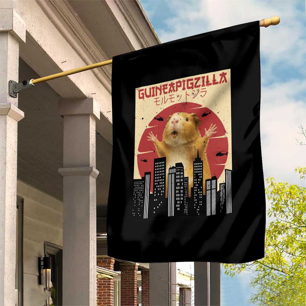 Guineapigzilla Giant Garden Flag Funny Guinea Pig Monster Tokyo Japan Gift TS12 Print Your Wear