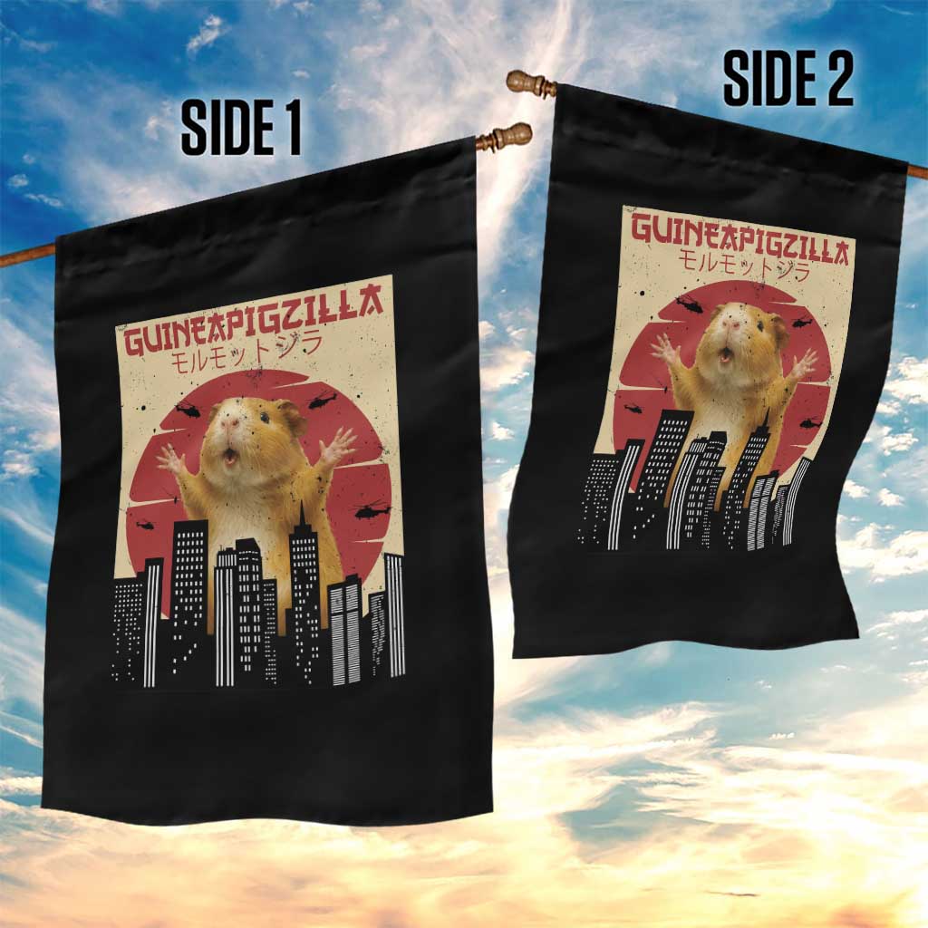 Guineapigzilla Giant Garden Flag Funny Guinea Pig Monster Tokyo Japan Gift TS12 Print Your Wear
