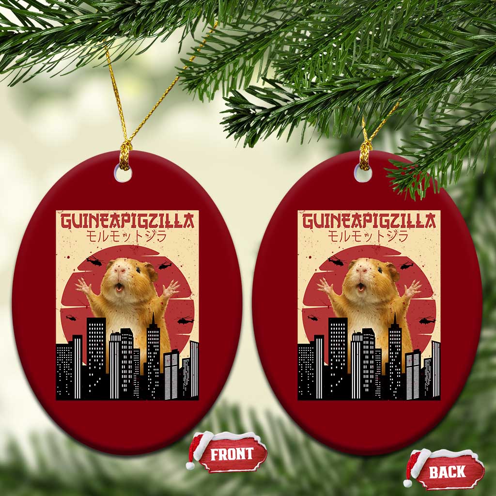 Guineapigzilla Giant Ceramic Ornament Funny Guinea Pig Monster Tokyo Japan Gift TS12 Print Your Wear