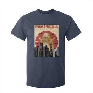 Guineapigzilla Giant T Shirt For Kid Funny Guinea Pig Monster Tokyo Japan Gift TS12 Navy Print Your Wear