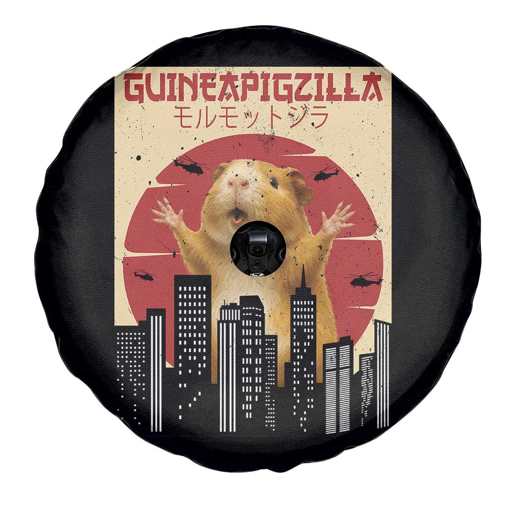 Guineapigzilla Giant Spare Tire Cover Funny Guinea Pig Monster Tokyo Japan Gift TS12 Print Your Wear