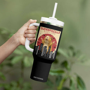 Guineapigzilla Giant Tumbler With Handle Funny Guinea Pig Monster Tokyo Japan Gift TS12 Print Your Wear