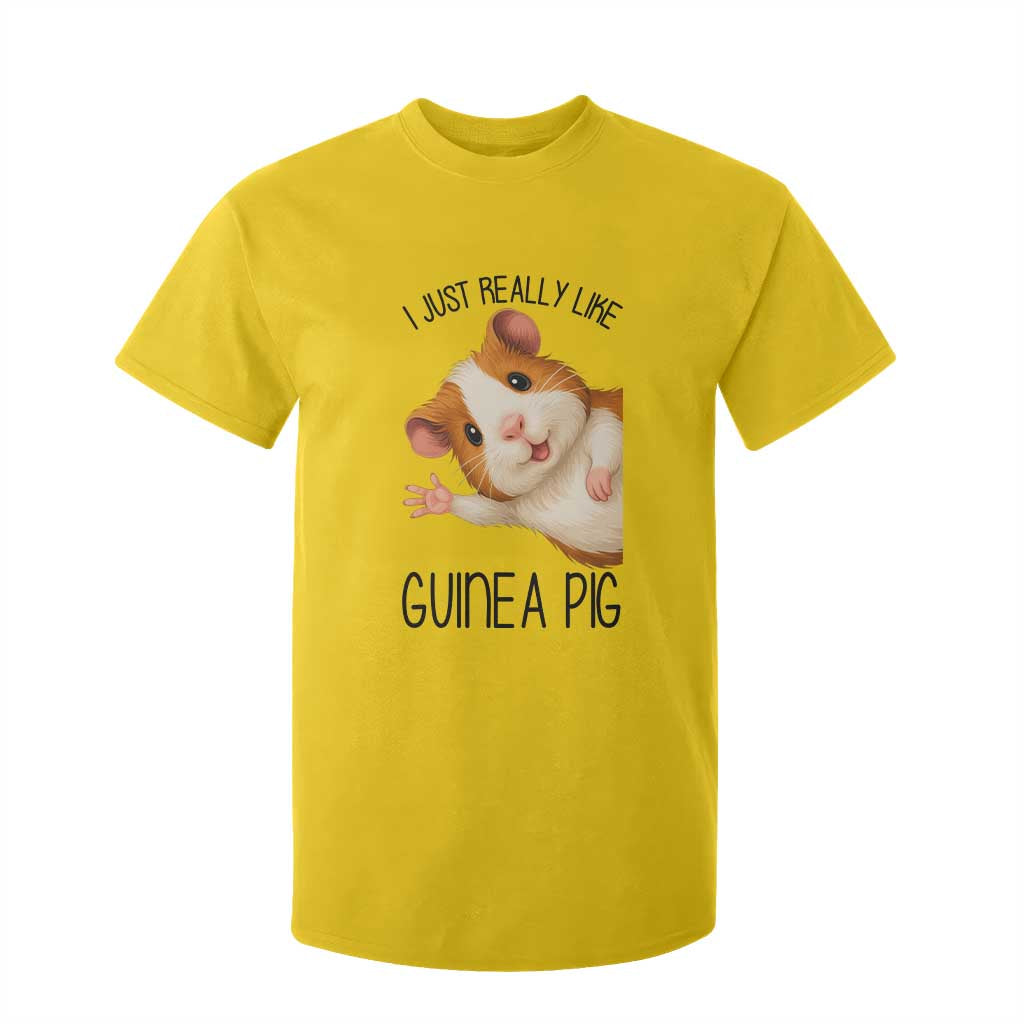 I Just Really Like Guinea Pigs T Shirt For Kid Funny Cavy Lover TS12 Daisy Print Your Wear
