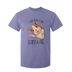 I Just Really Like Guinea Pigs T Shirt For Kid Funny Cavy Lover TS12 Violet Print Your Wear