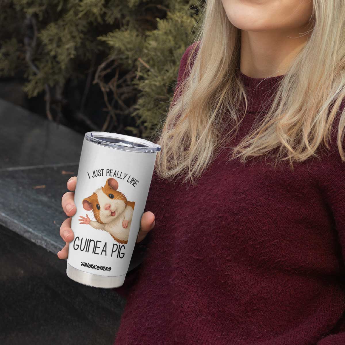 I Just Really Like Guinea Pigs Tumbler Cup Funny Cavy Lover TS12 Print Your Wear