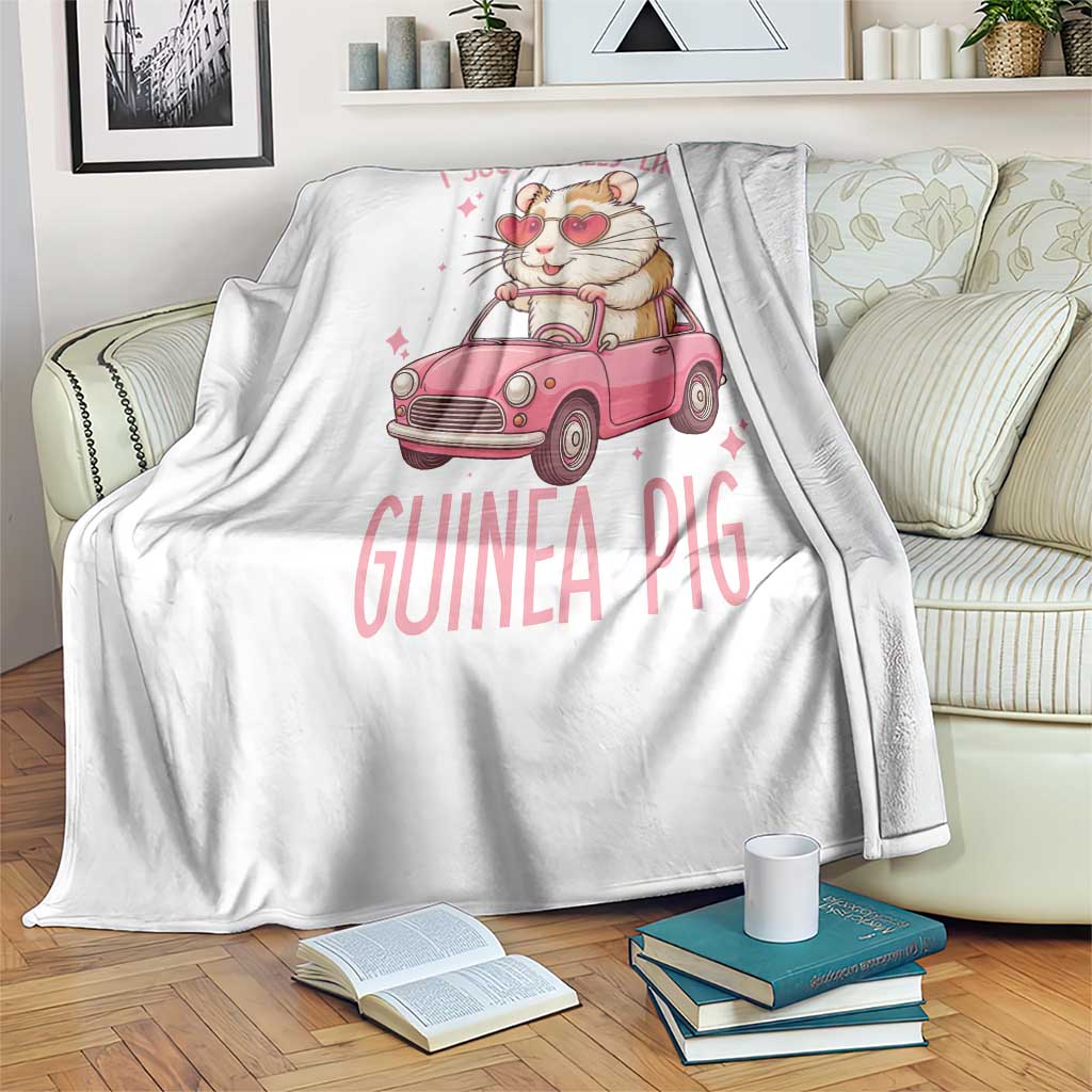 I Just Really Like Guinea Pigs Throw Blanket Pet Lover Gift For Girl TS12 Print Your Wear