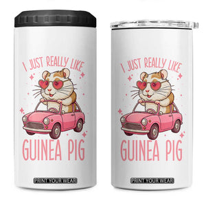 I Just Really Like Guinea Pigs 4 in 1 Can Cooler Tumbler Pet Lover Gift For Girl TS12 One Size: 16 oz White Print Your Wear