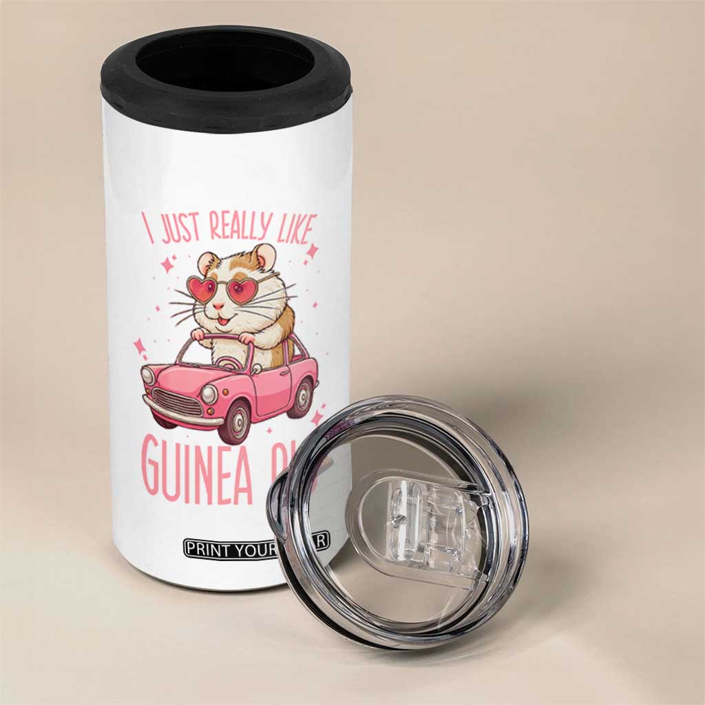 I Just Really Like Guinea Pigs 4 in 1 Can Cooler Tumbler Pet Lover Gift For Girl TS12 Print Your Wear
