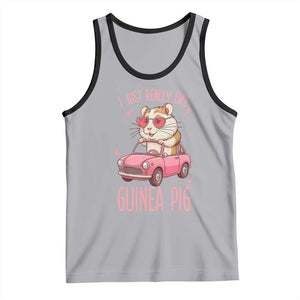 I Just Really Like Guinea Pigs Tank Top Pet Lover Gift For Girl TS12 Athletic Heather Black Print Your Wear