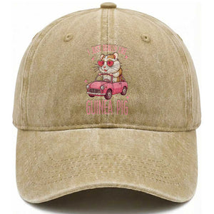 I Just Really Like Guinea Pigs Washed Cotton Baseball Cap Pet Lover Gift For Girl TS12 Print Your Wear