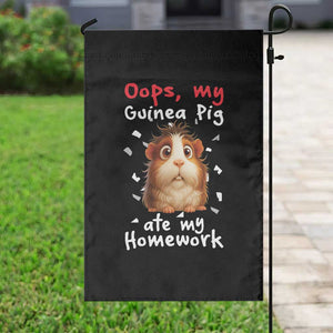 Oops My Guinea Pig Ate My Homework Garden Flag Funny Cavy Lover Gift TS12 Print Your Wear