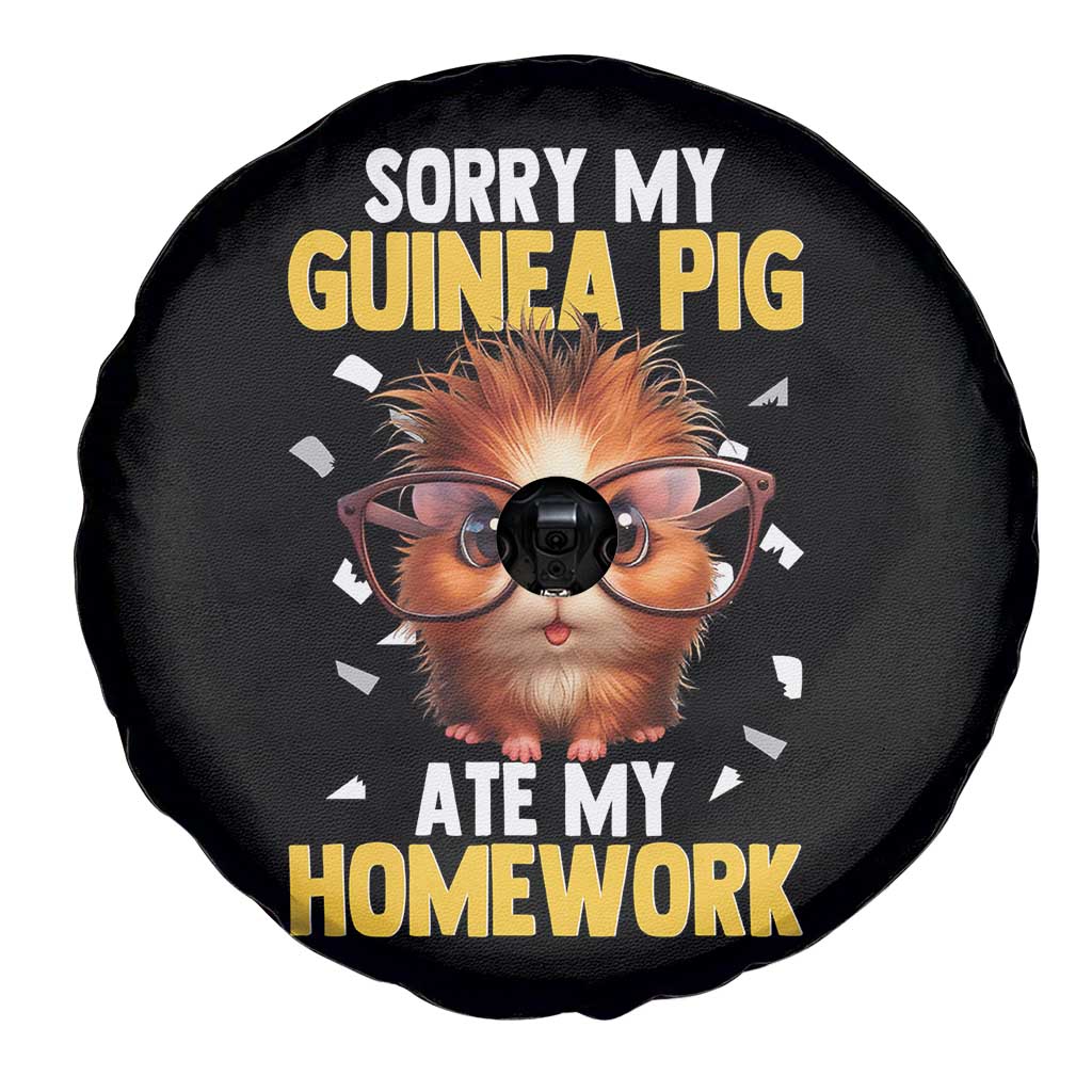 Funny My Guinea Pig Ate My Homework Spare Tire Cover Gift For Rodent Lovers TS12 Print Your Wear