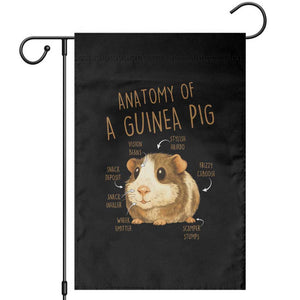 Anatomy Of A Guinea Pig Garden Flag Funny Cavy Lover Animal Anatomy Gift TS12 Black Print Your Wear
