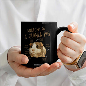 Anatomy Of A Guinea Pig Coffee Mug Funny Cavy Lover Animal Anatomy Gift TS12 Print Your Wear