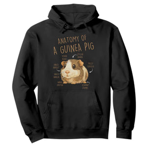 Anatomy Of A Guinea Pig Hoodie Funny Cavy Lover Animal Anatomy Gift TS12 Black Print Your Wear