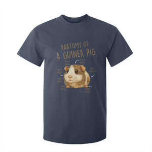 Anatomy Of A Guinea Pig T Shirt For Kid Funny Cavy Lover Animal Anatomy Gift TS12 Navy Print Your Wear