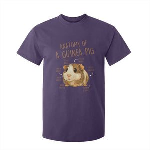 Anatomy Of A Guinea Pig T Shirt For Kid Funny Cavy Lover Animal Anatomy Gift TS12 Purple Print Your Wear