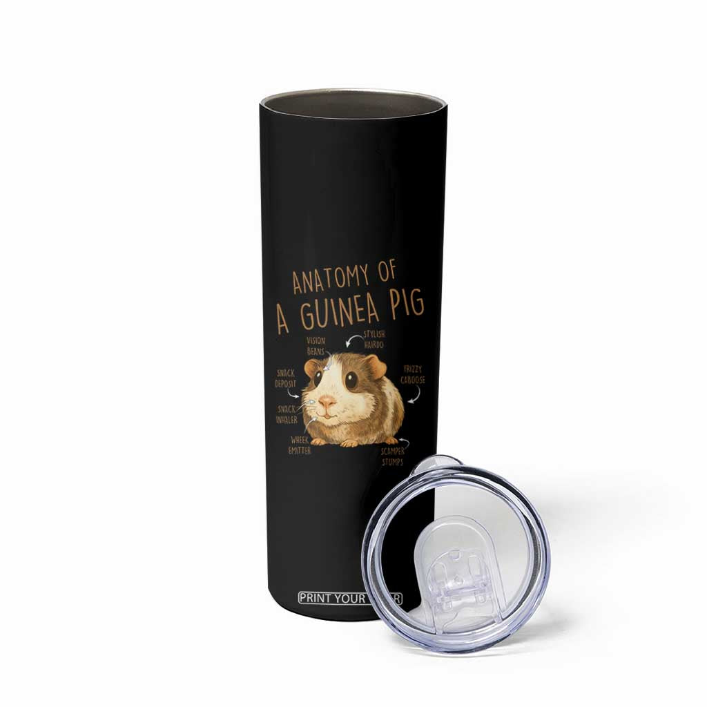 Anatomy Of A Guinea Pig Skinny Tumbler Funny Cavy Lover Animal Anatomy Gift TS12 Print Your Wear