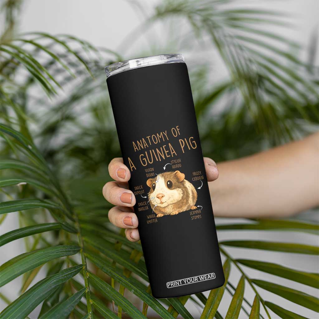 Anatomy Of A Guinea Pig Skinny Tumbler Funny Cavy Lover Animal Anatomy Gift TS12 Print Your Wear